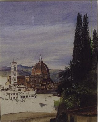 Firenze dai Giardini di Boboli (incompiuto) da Ada Dundas
