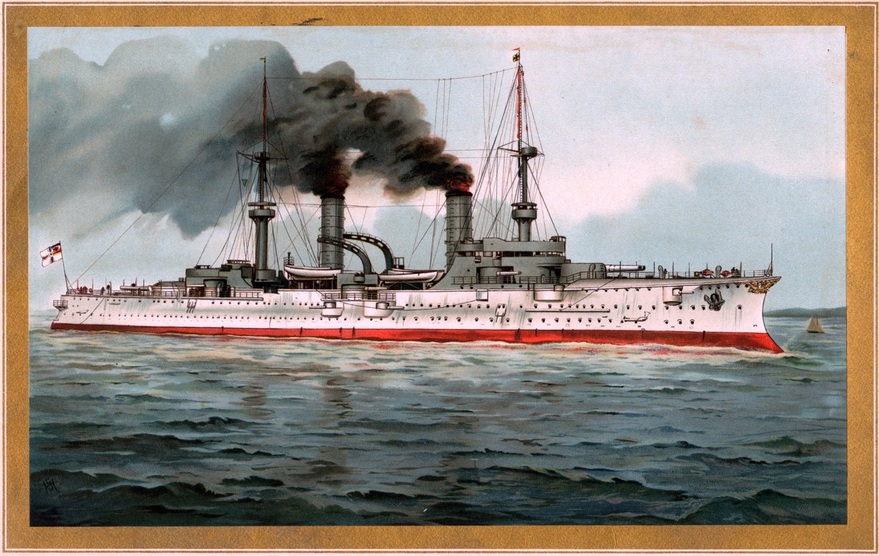 S.M. Grosser Kreuzer Fürst Bismarck da Adam Cuerden