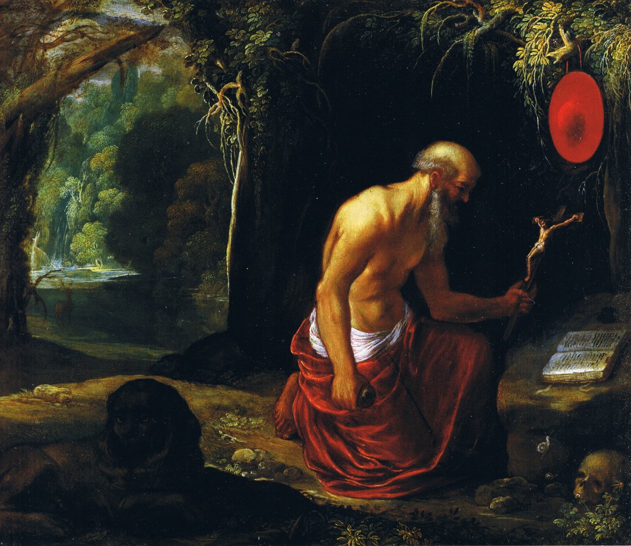San Girolamo nel deserto da Adam Elsheimer