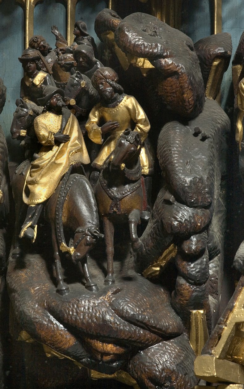 Adorazione dei Magi (dettaglio) da Adam Kraft