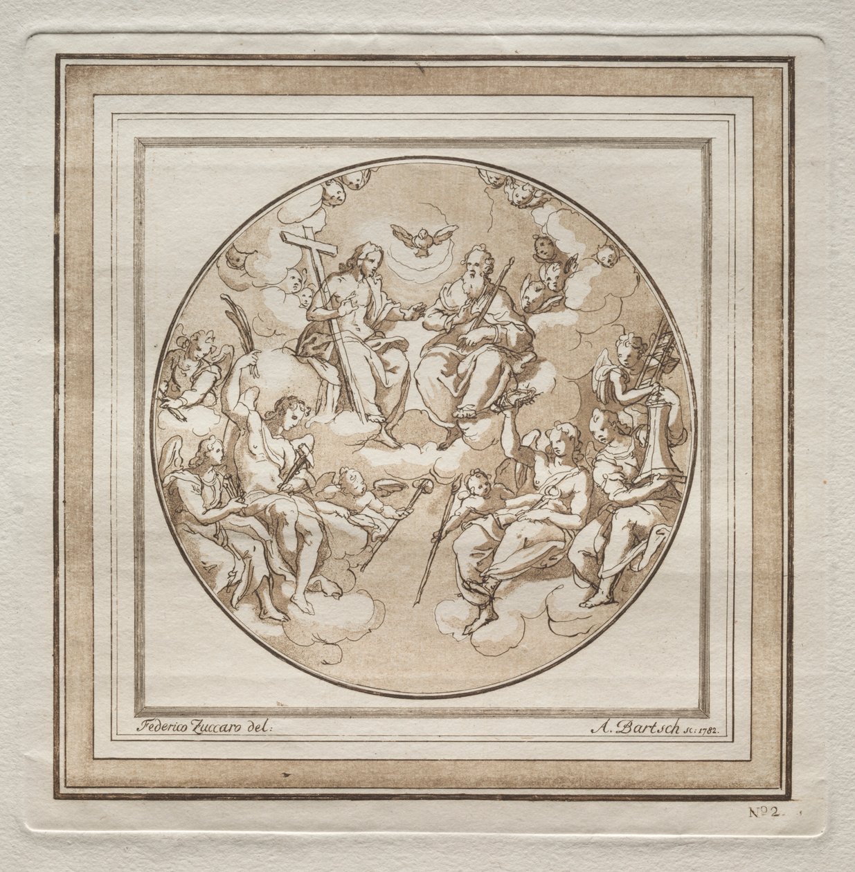 La Trinità da Adam von Bartsch