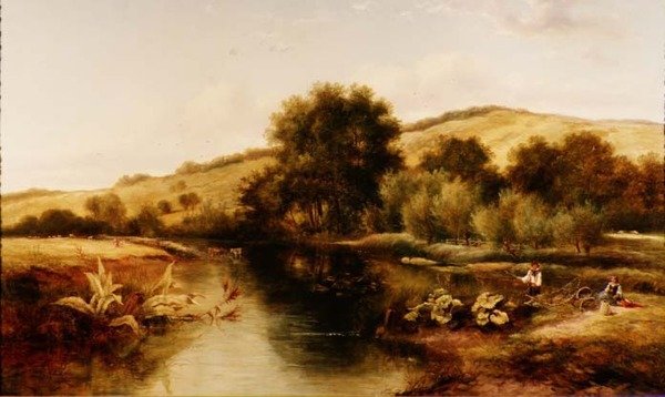 Bambini che pescano da Adams Barland