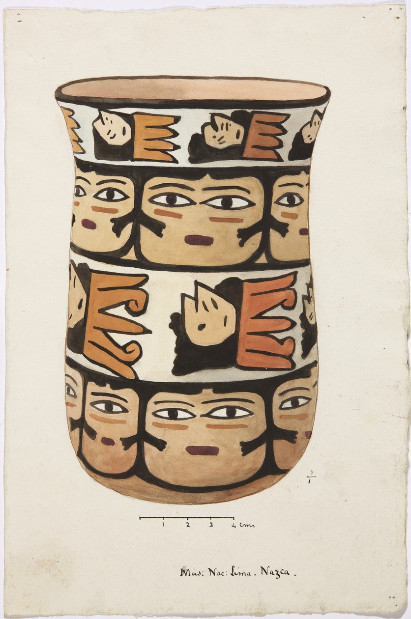 Vaso da Nazca, Perù da Adela Breton