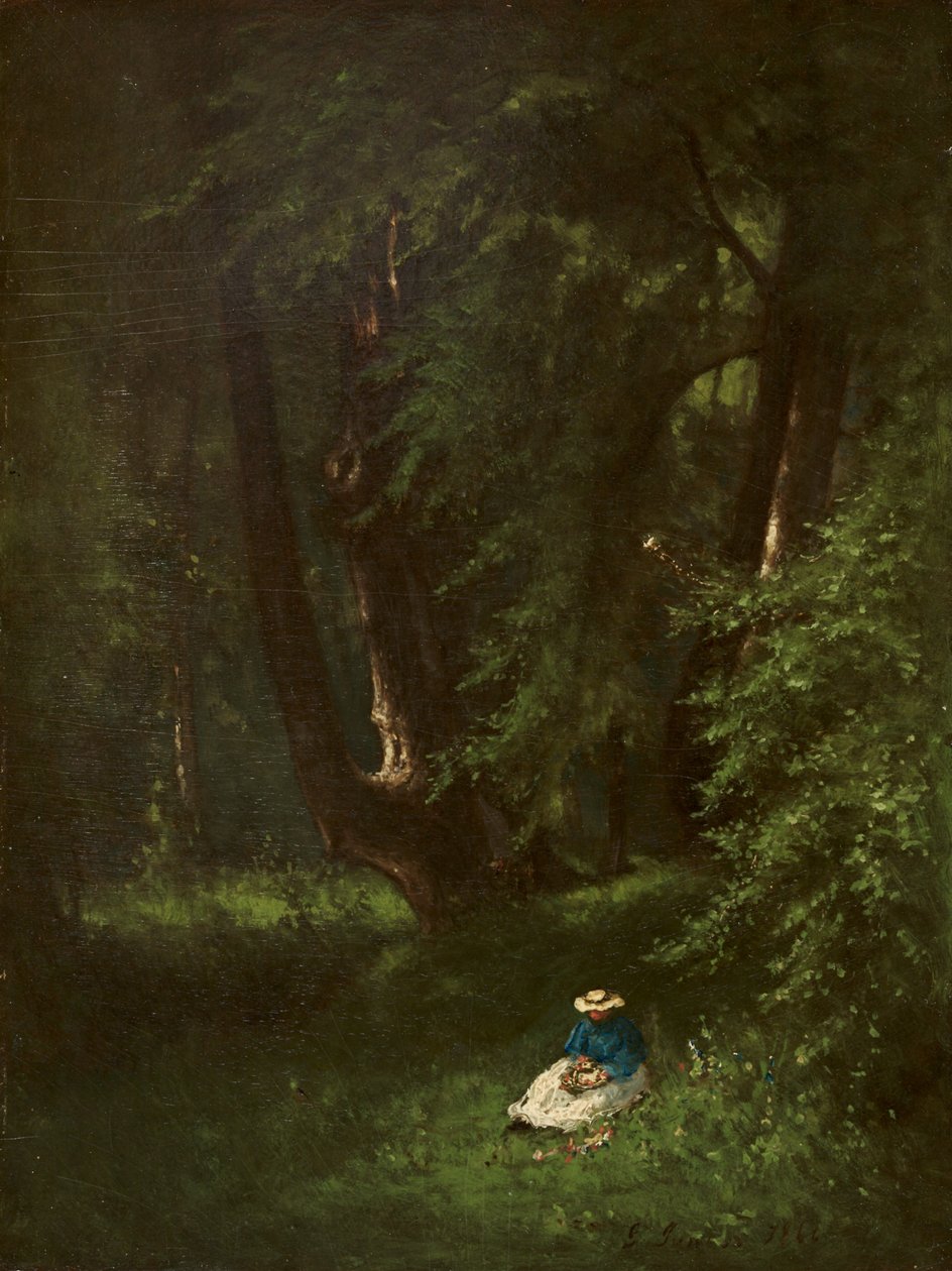 Nel bosco da Adlophe Lalauze
