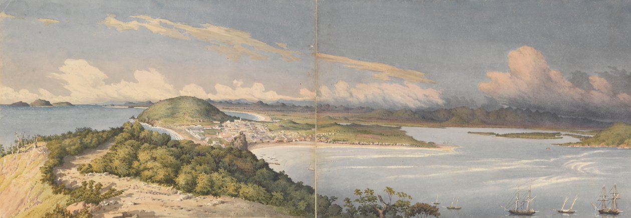 Mazatlan [Messico] Agosto 1850 da Admiral Sir Edward Gennys Fanshawe