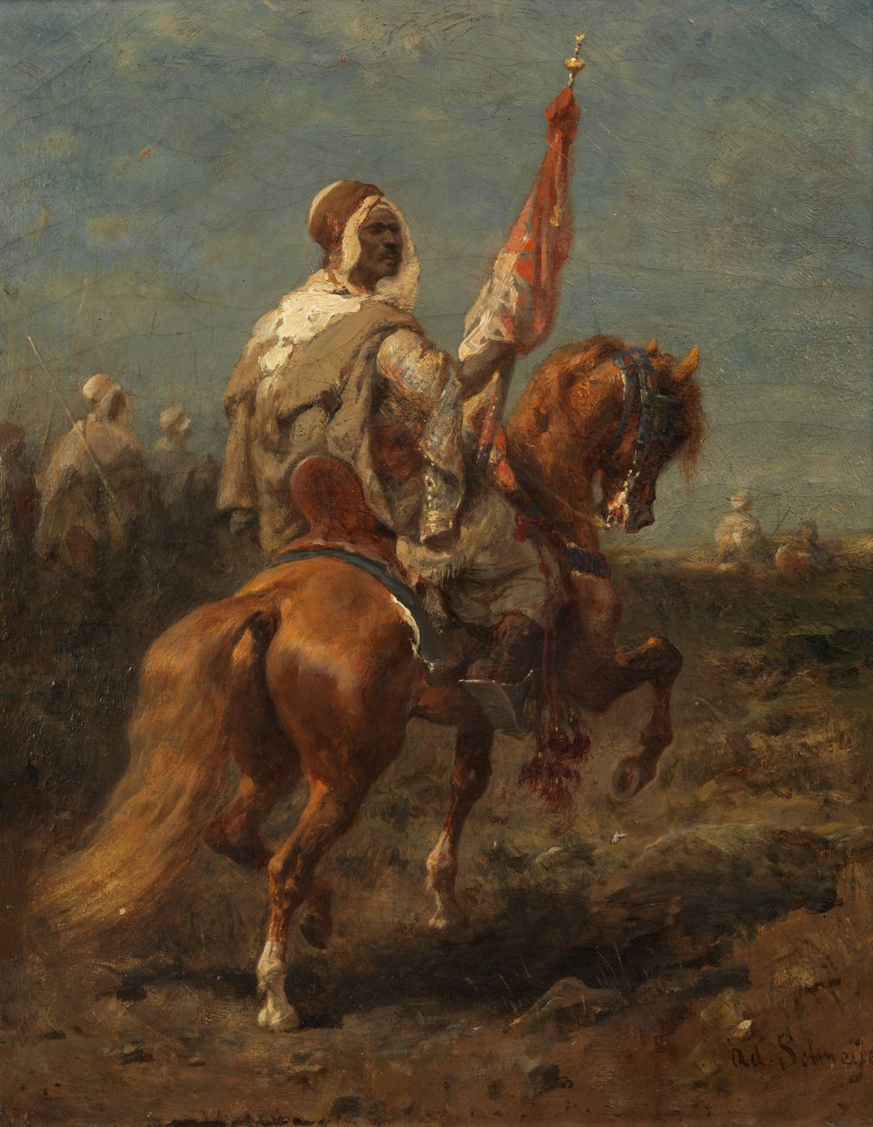 Cavaliere arabo da Adolf Schreyer