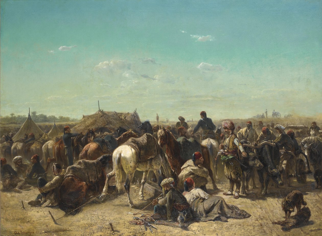 Accampamento da Adolf Schreyer