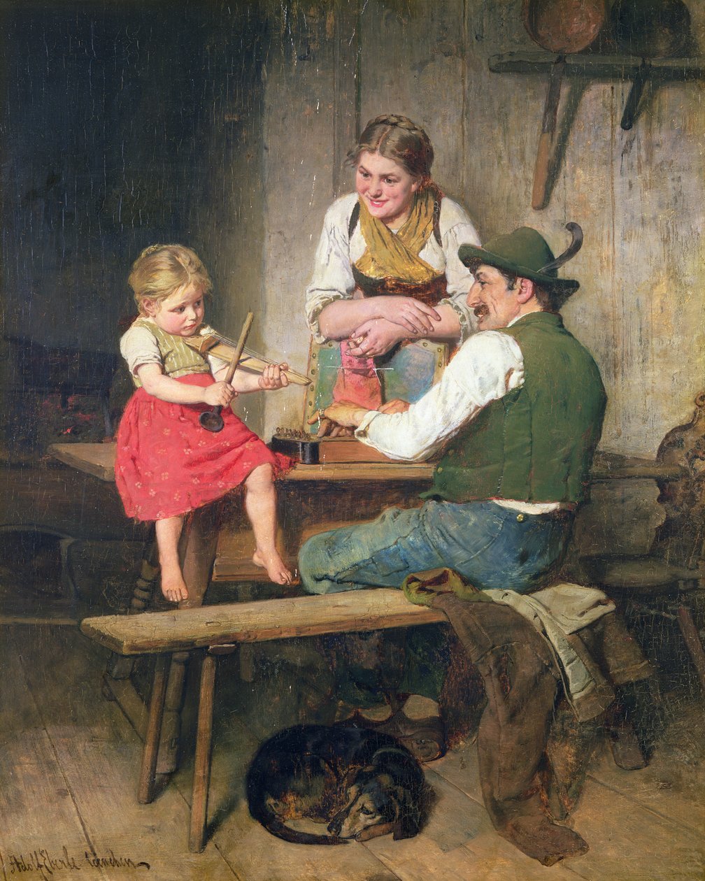 La Famiglia Felice da Adolf Eberle