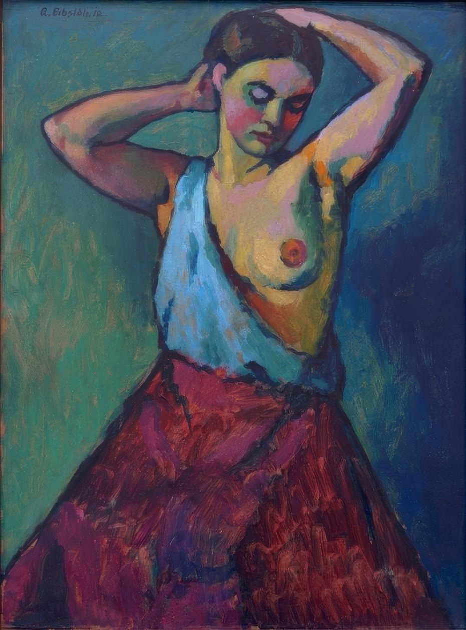 Ragazza con gonna rossa da Adolf Erbslöh