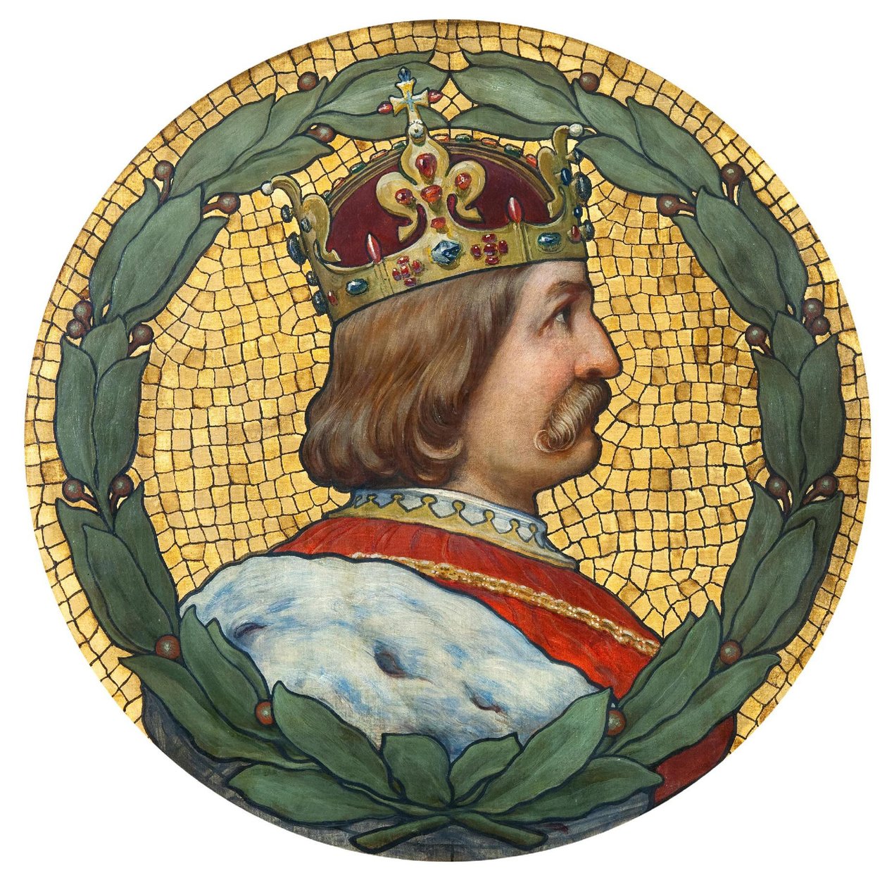 Giorgio di Podebrady, 1900 da Adolf Liebscher