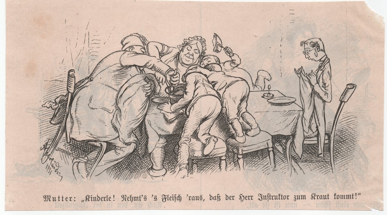 Istruttore felice da Adolf Oberländer