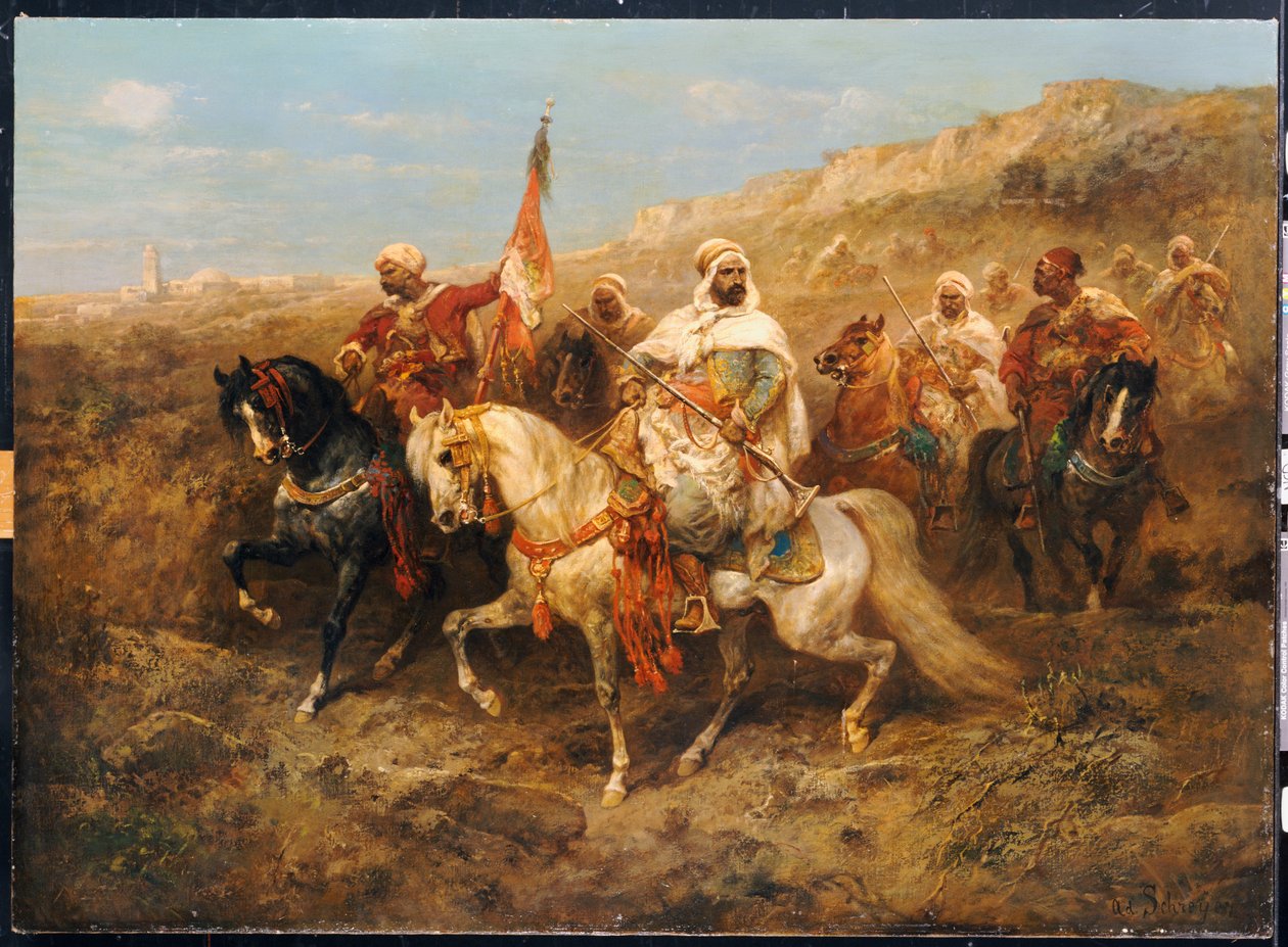 Una processione regale da Adolf Schreyer