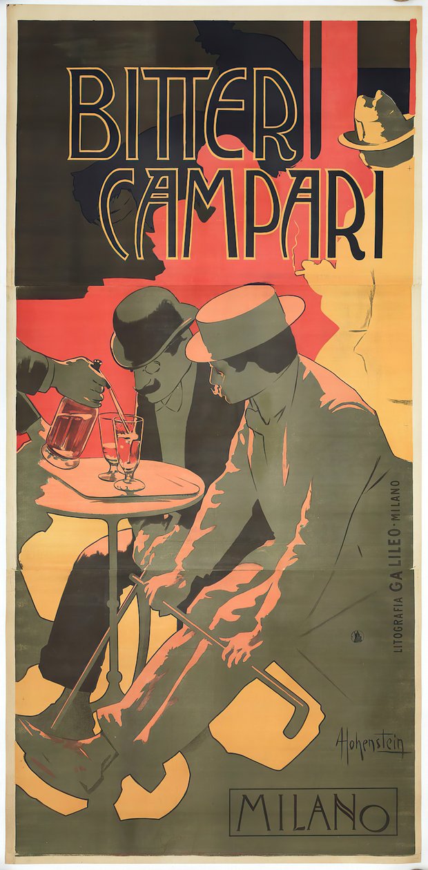 Bitter Campari, 1899 da Adolfo Hohenstein