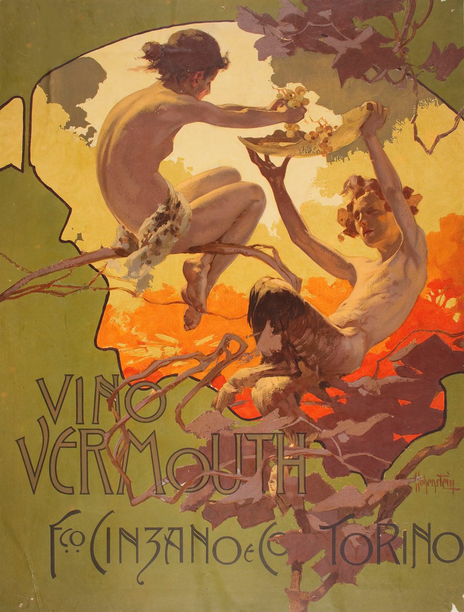 Vermouth Cinzano da Adolfo Hohenstein
