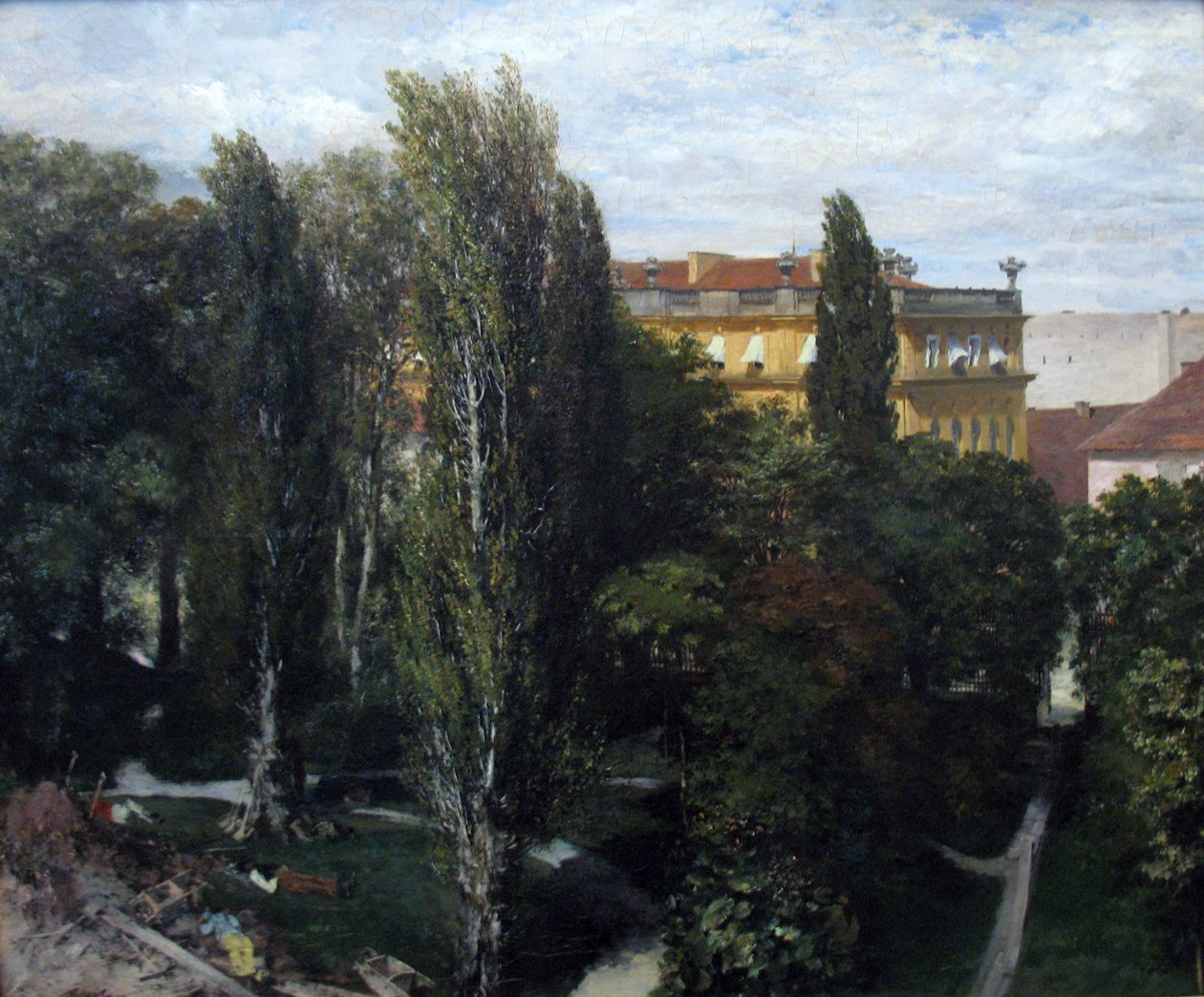 Giardino del palazzo del principe Albrecht da Adolph Menzel