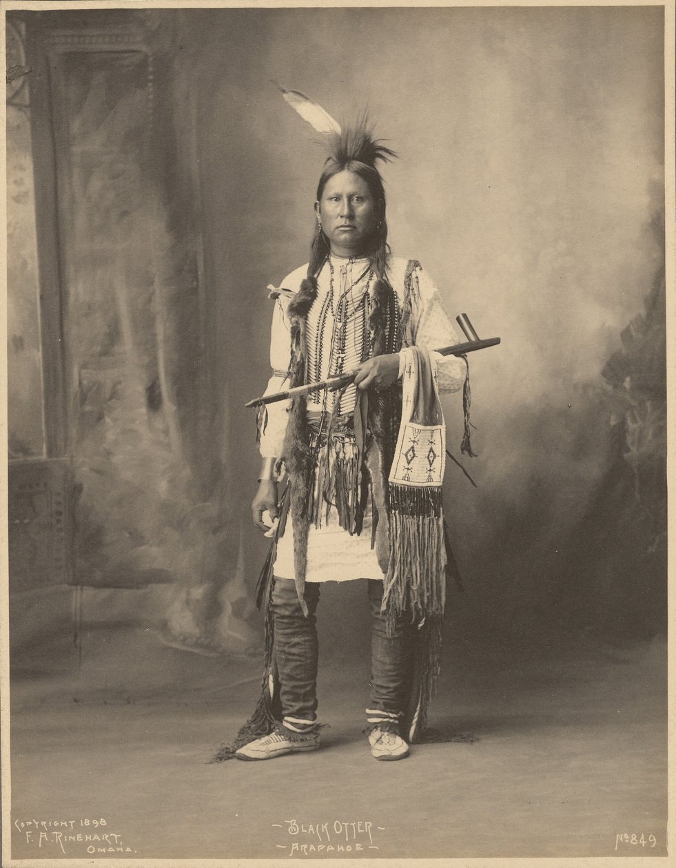 [Lontra nera, del popolo Arapaho]. da Adolph F. Muhr