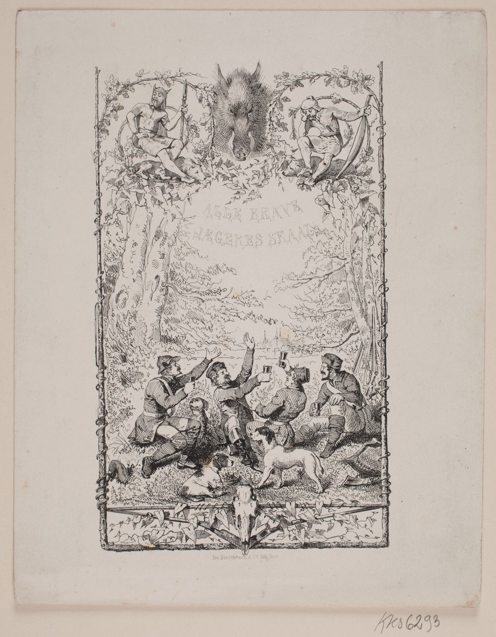 Il brindisi di tutti i bravi cacciatori da Johan Adolph Kittendorff