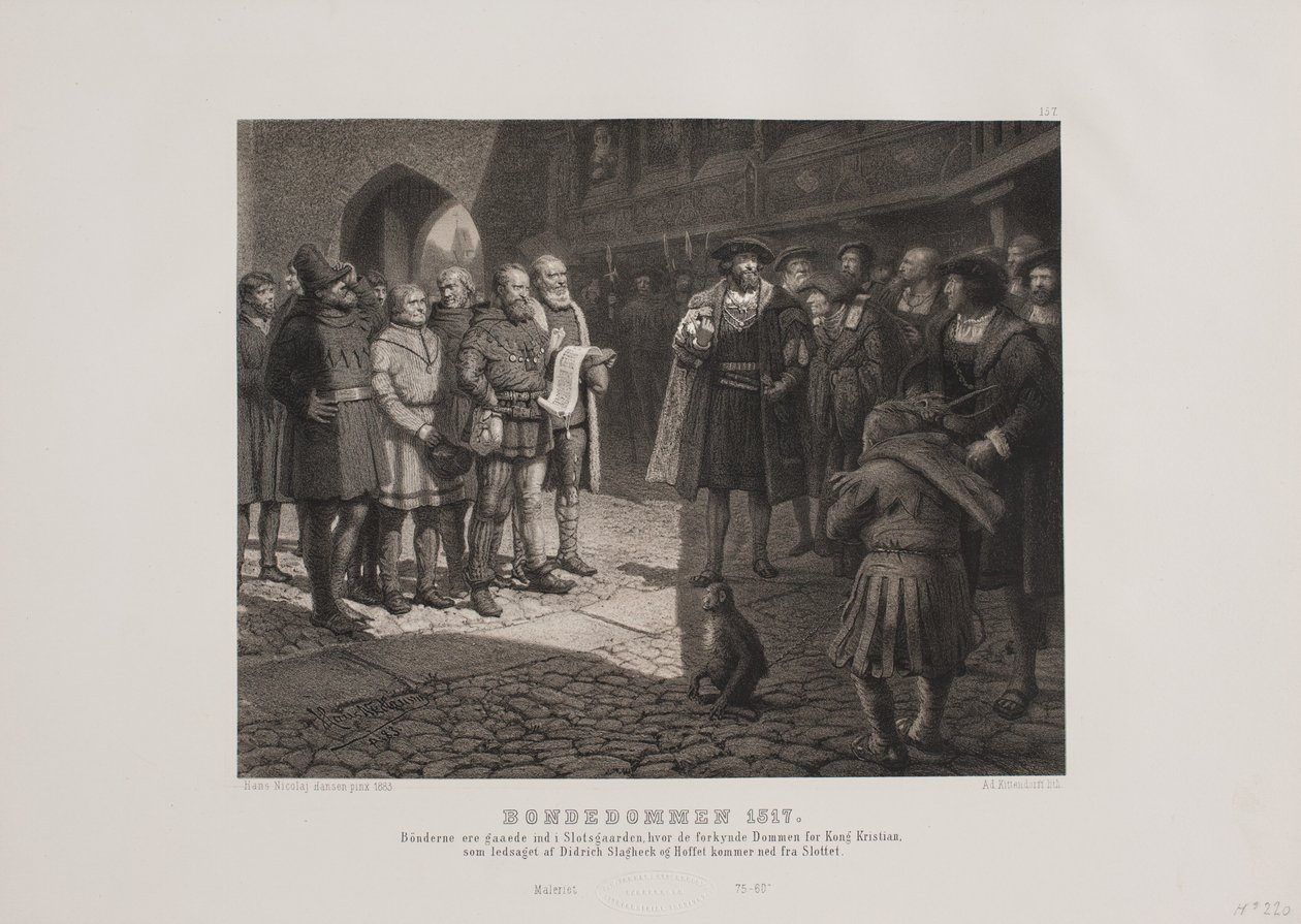 Bondedommen 1517 da Johan Adolph Kittendorff