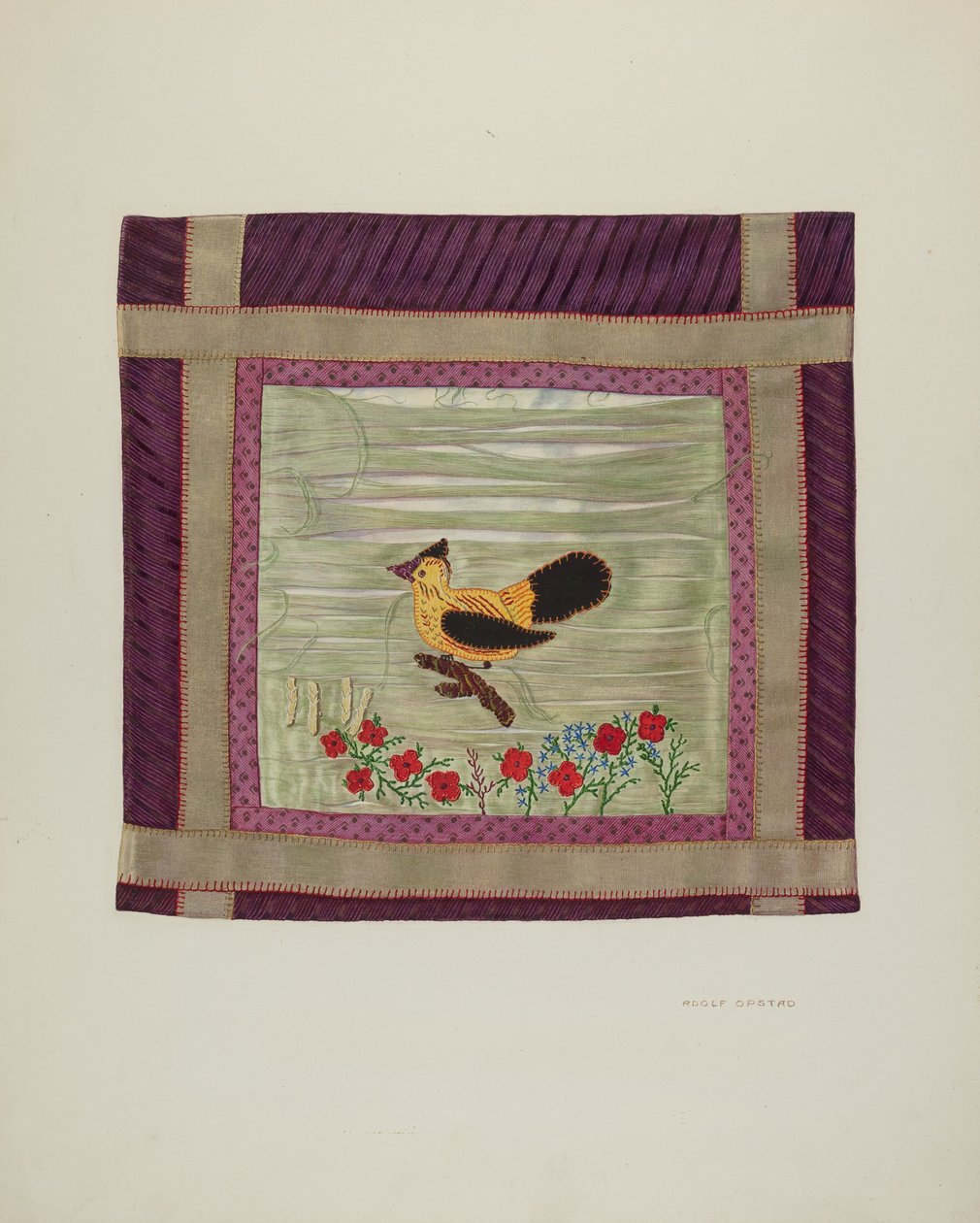 Dettaglio di Coperta Applicata, 1941 da Adolph Opstad
