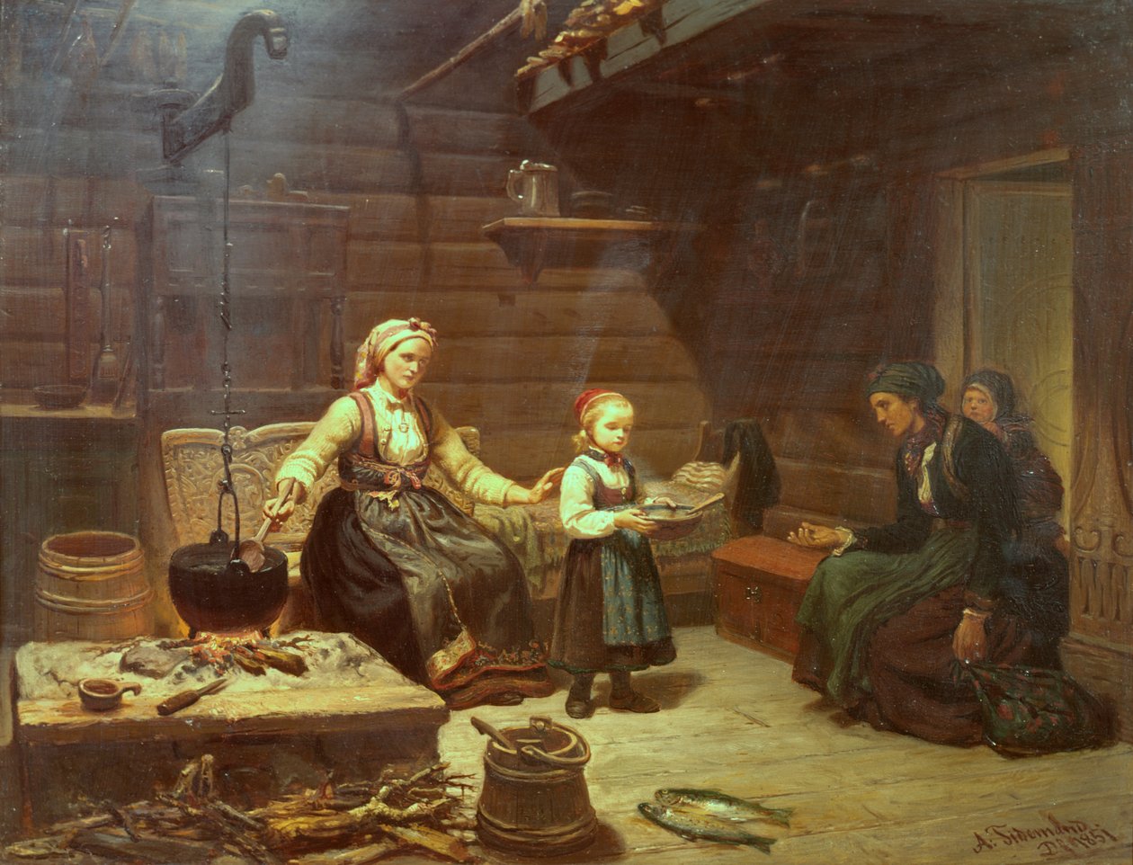 Il mendicante da Adolph Tidemand