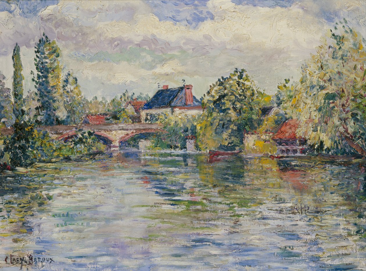 Il Ponte di Garennes da Adolphe Clary Baroux