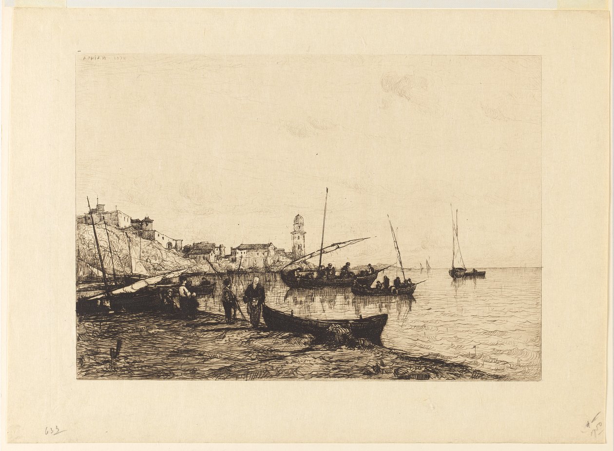 Il Porto di San Remo da Adolphe Appian