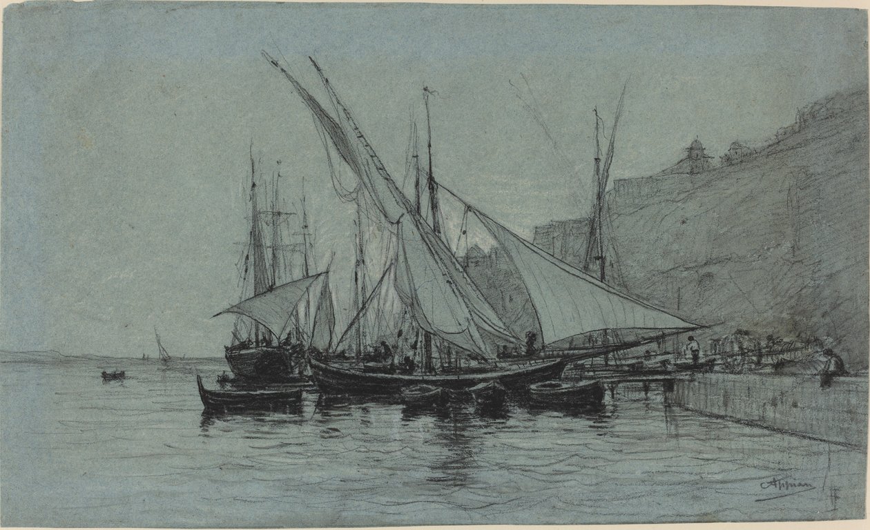 Il porto di Monaco da Adolphe Appian