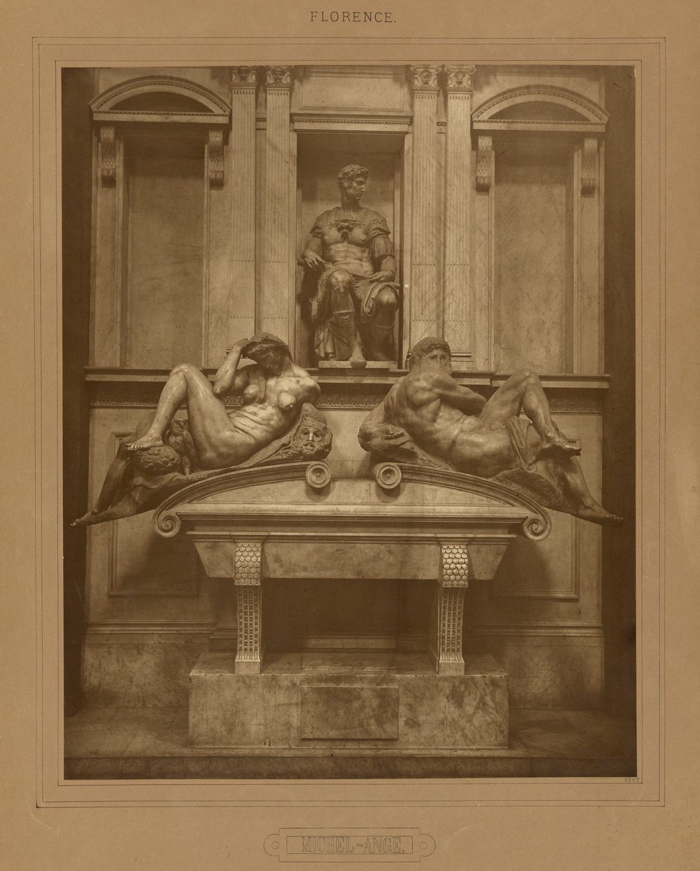 [Tomba Medicea di Michelangelo, Firenze] da Adolphe Braun