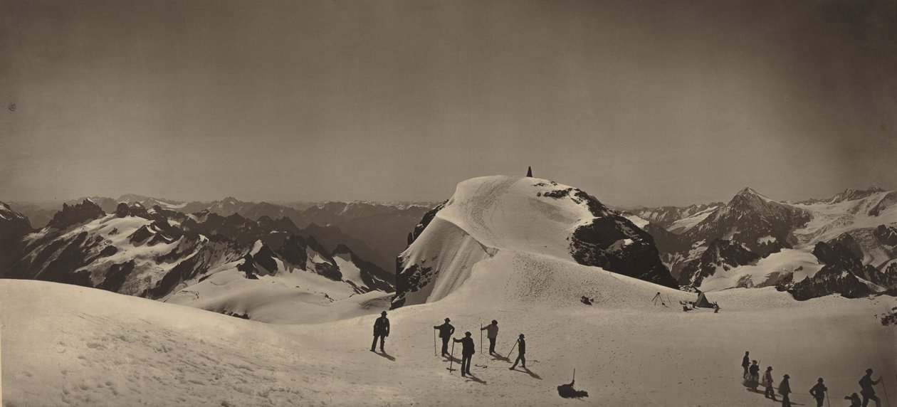 Vetta del Titlis, Svizzera, 1866 (foto) da Adolphe Braun