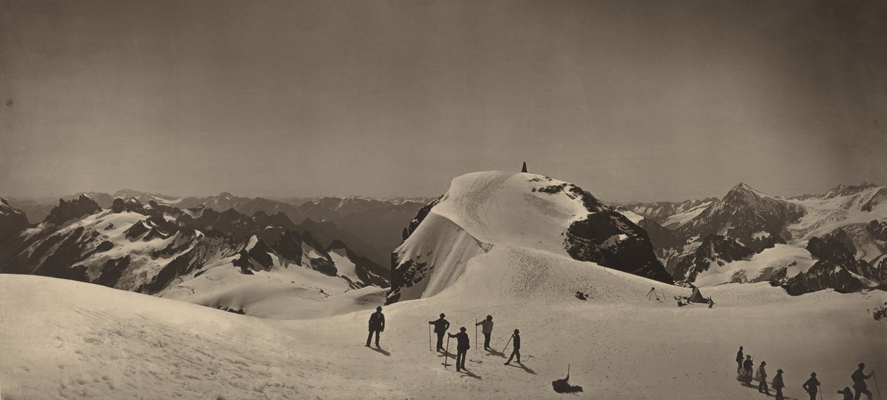 Cima del Monte Titlis, Svizzera, 1866 da Adolphe Braun