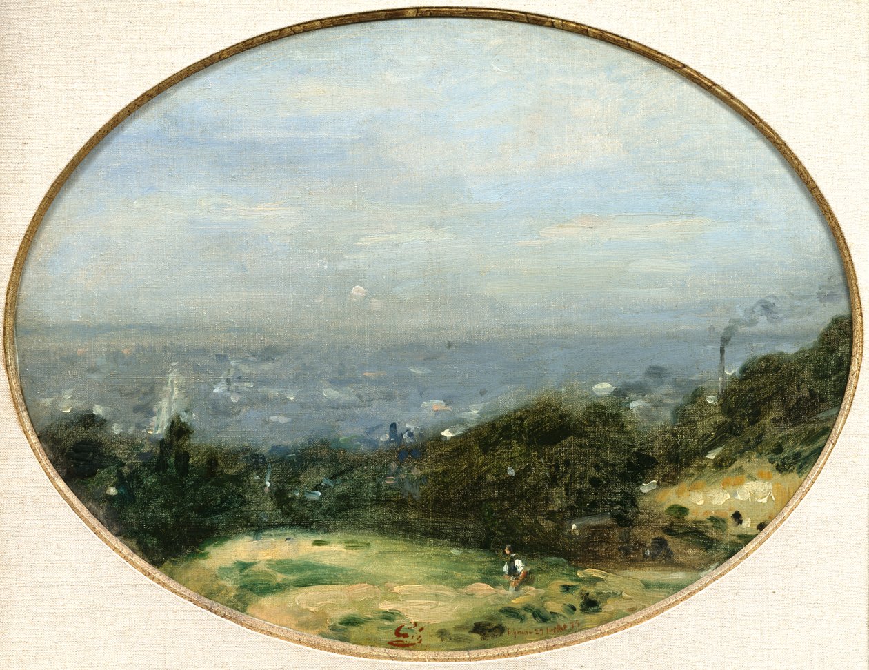 Veduta di Le Havre, 1875 da Adolphe Felix Cals