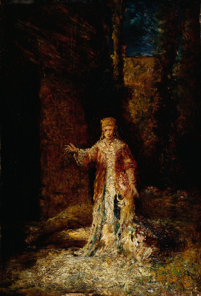 Lady Macbeth da Adolphe Joseph Thomas Monticelli