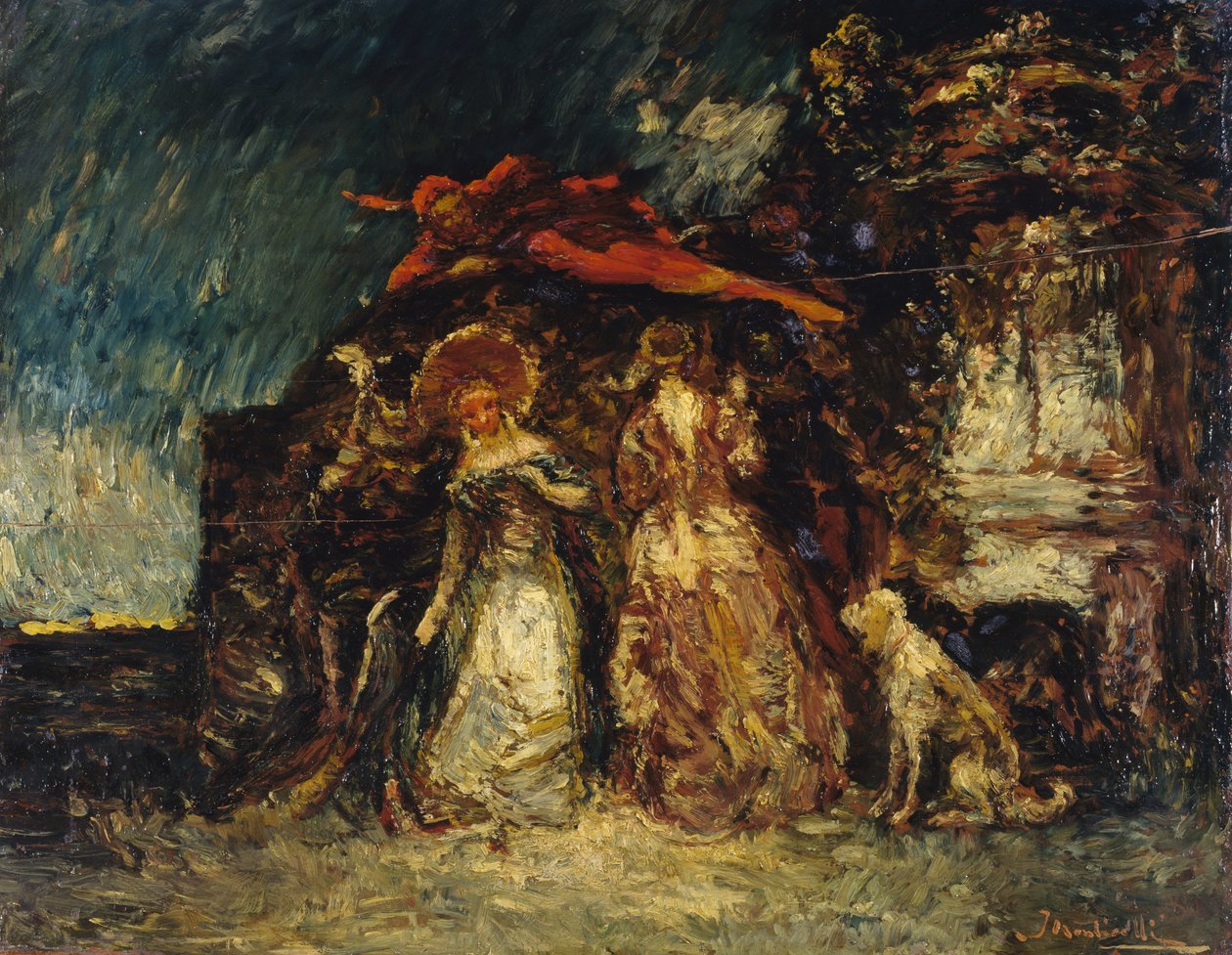 Mefistofele da Adolphe Joseph Thomas Monticelli
