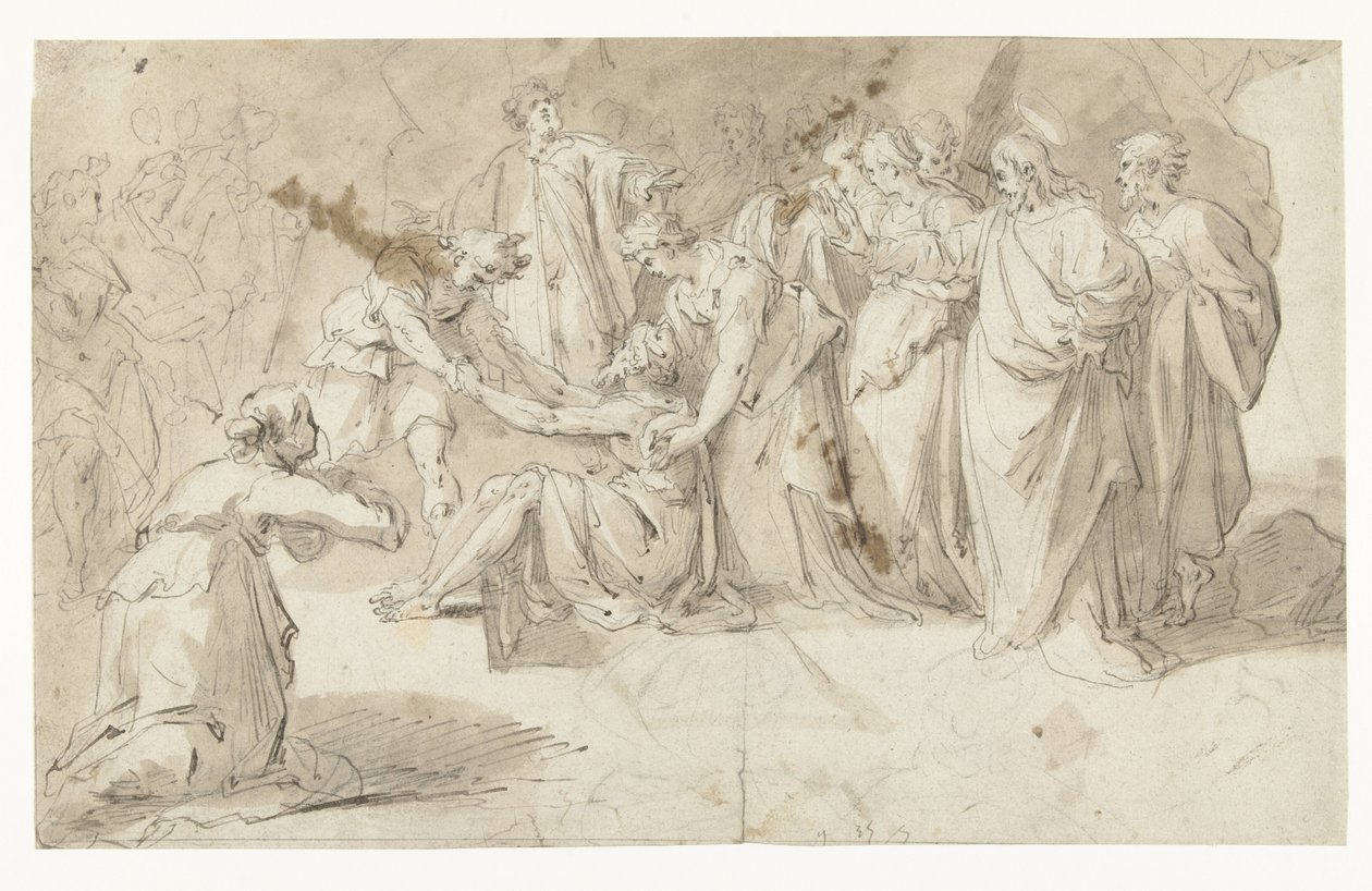 Resurrezione di Lazzaro da Adriaan de Weerdt