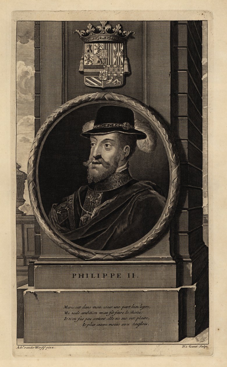 Filippo II (1527-1598) da Adriaan van der (after) Werff