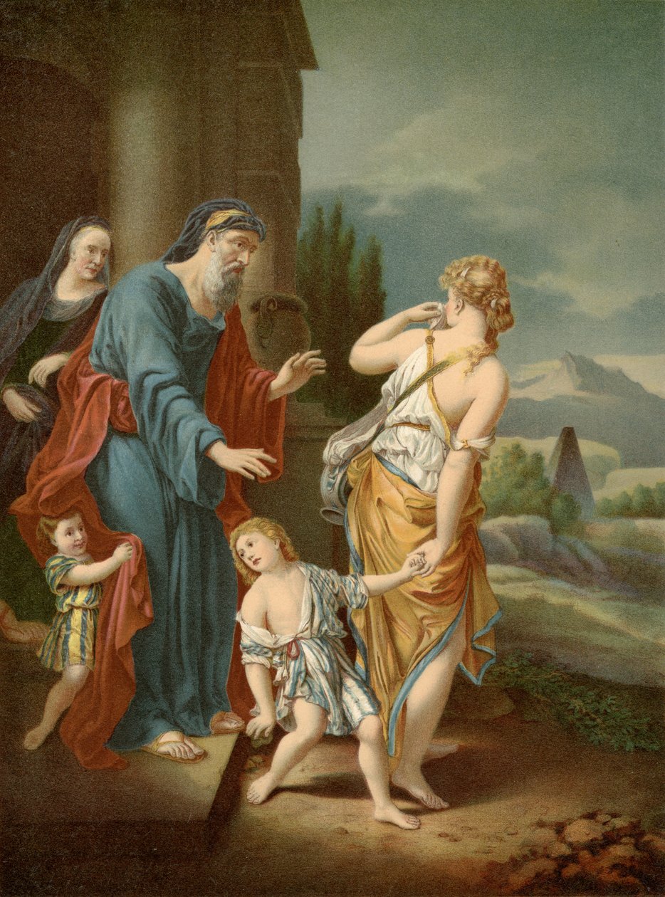 Ripudio di Agar da Adriaan van der Werff