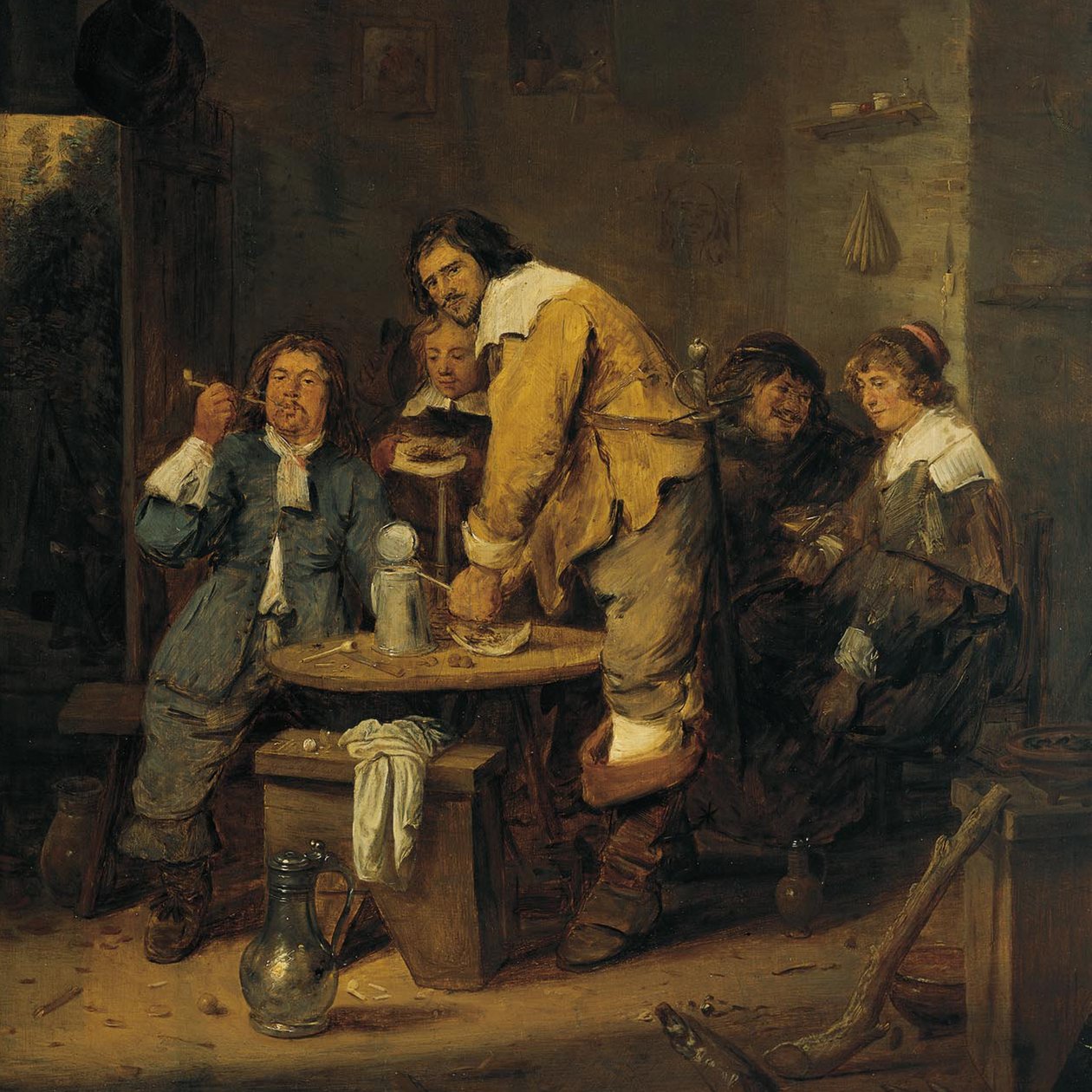 La locanda del tabacco da Adriaen Brouwer
