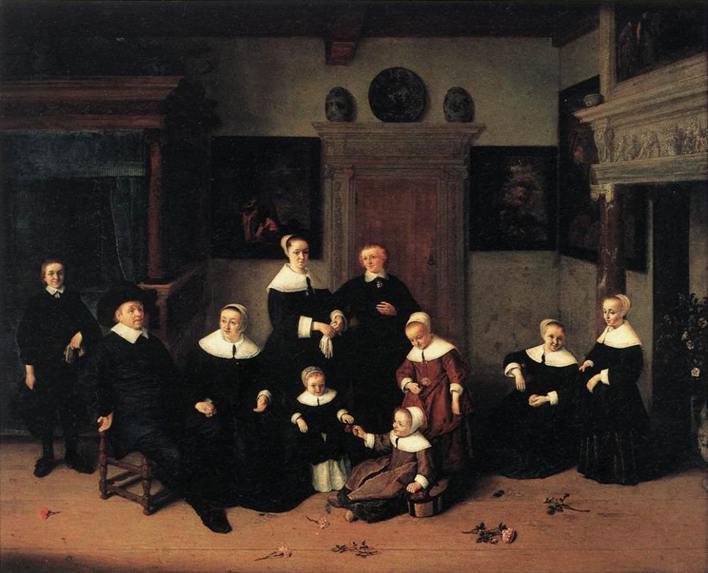 Ritratto di famiglia da Adriaen Jansz. van Ostade
