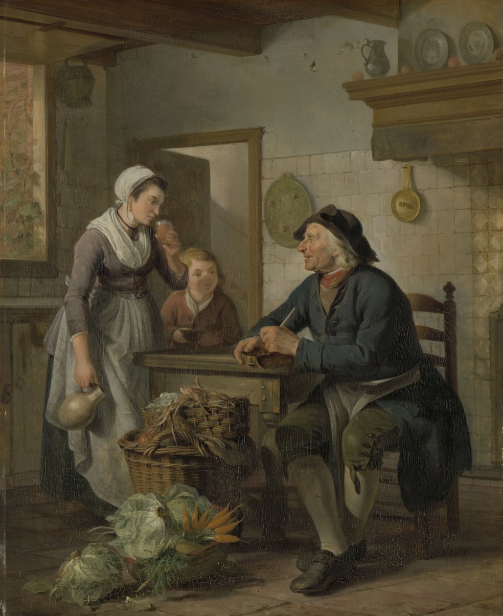 Visita mattutina, 1796 da Adriaan de Lelie