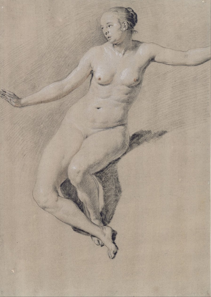 Nudo Femminile Seduto da Adriaen van de Velde