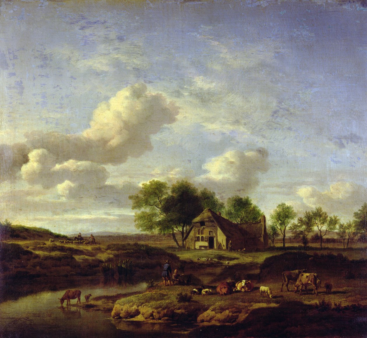 La piccola fattoria da Adriaen van de Velde