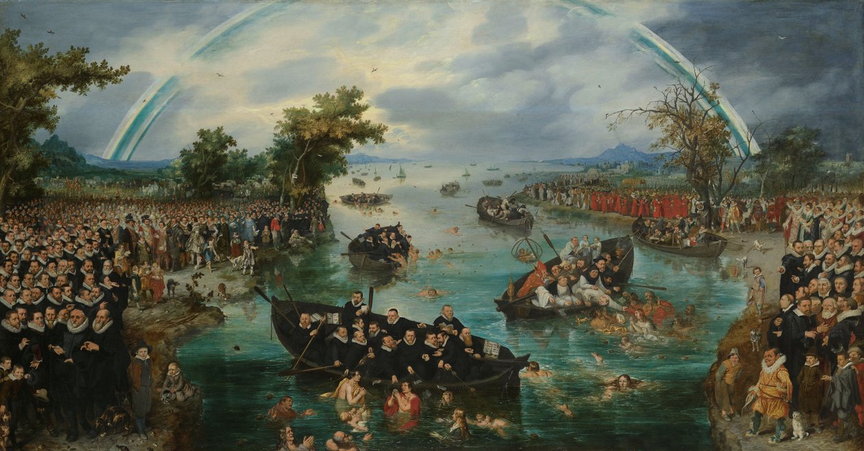Pesca delle anime da Adriaen van de Venne