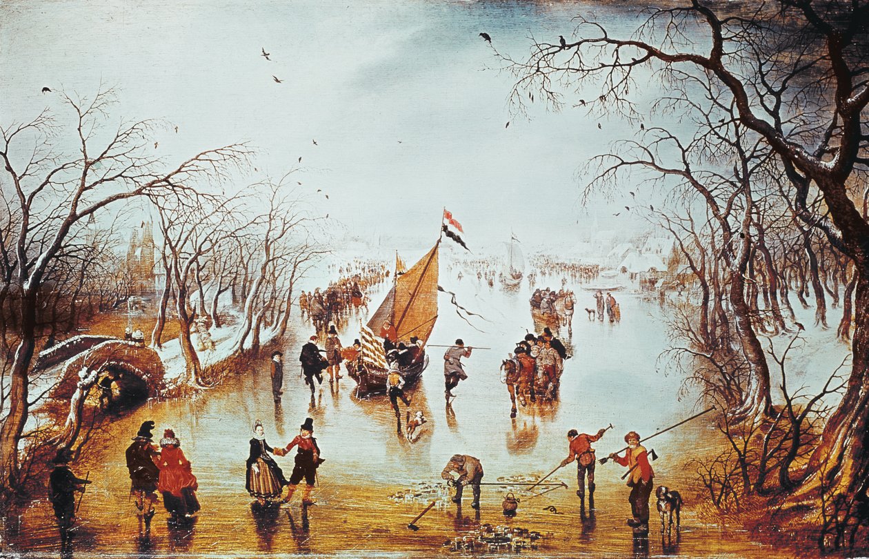 Scena invernale da Adriaen van de Venne