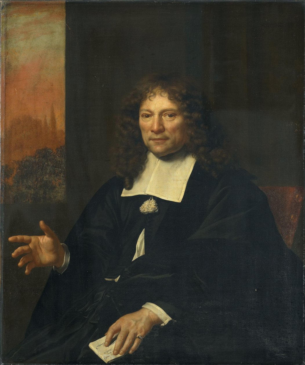 Ritratto di Daniel Nielius (1610-1689) da Adriaen Backer