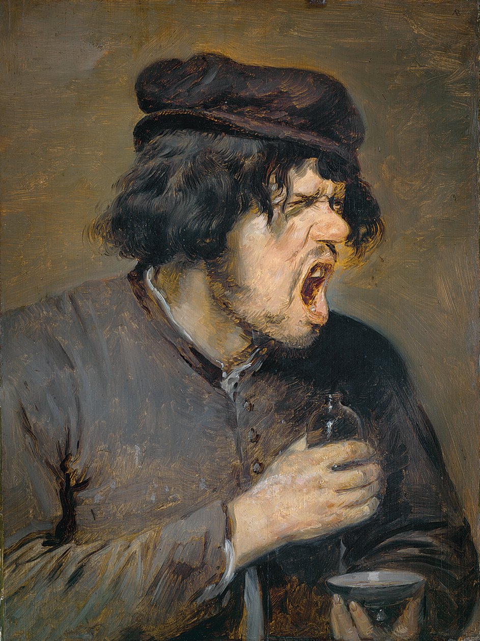 La pozione amara da Adriaen Brouwer