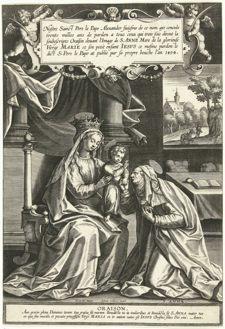 Anna a Tre da Adriaen Collaert