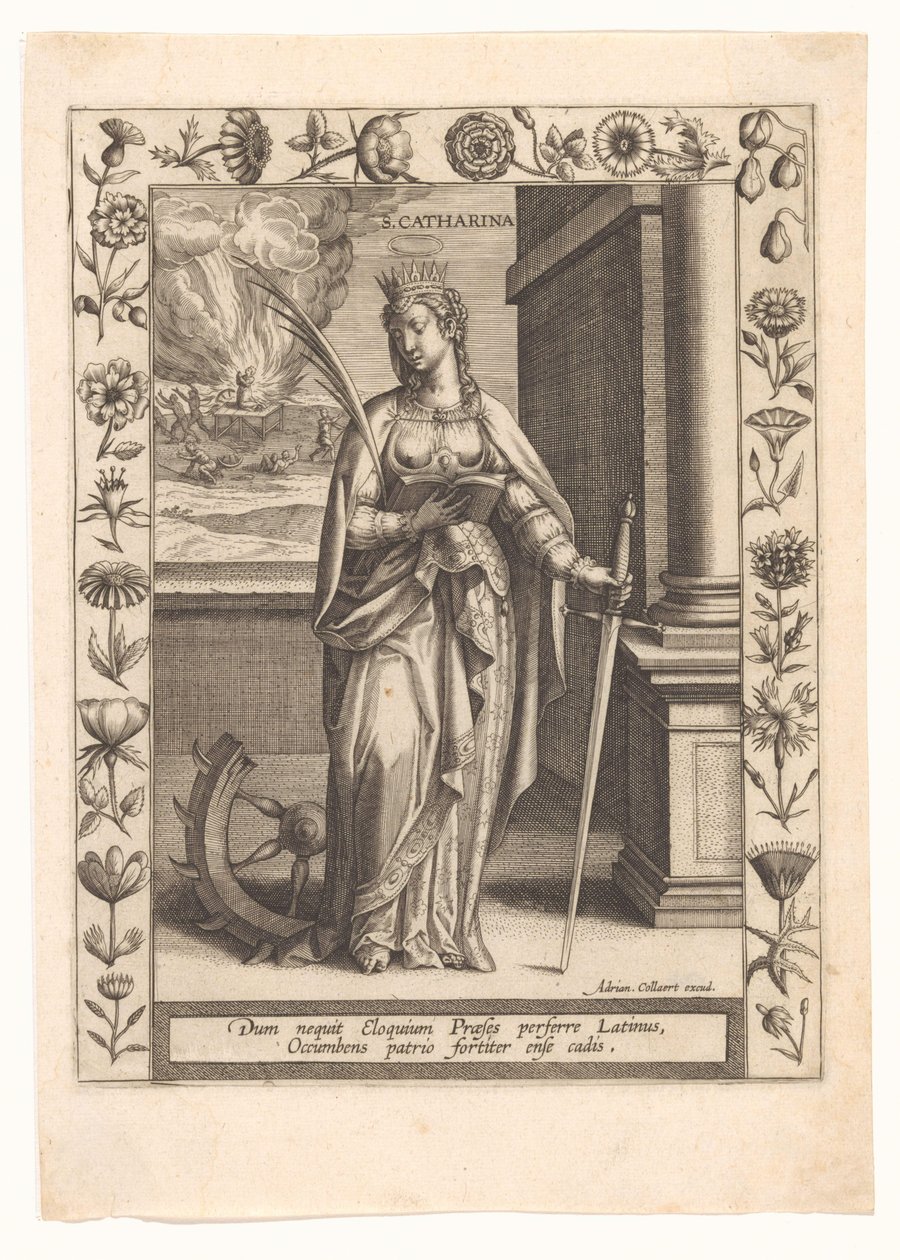 Santa Caterina da Adriaen Collaert