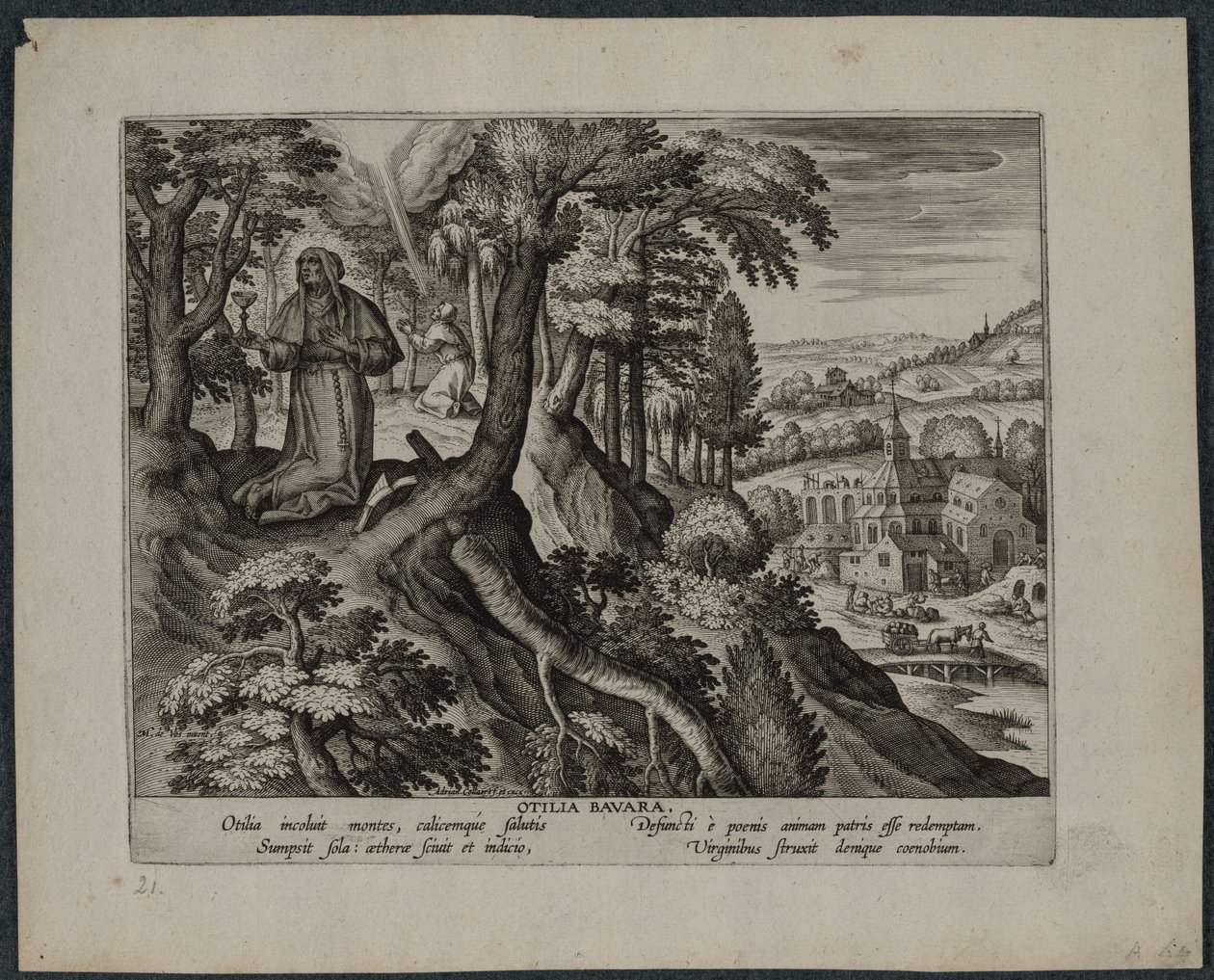 Otilia Bavara da Adriaen Collaert