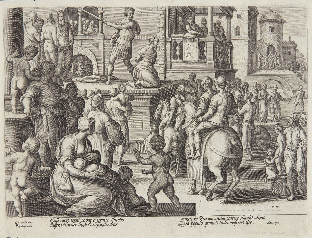 La decapitazione di San Giacomo da Adriaen Collaert