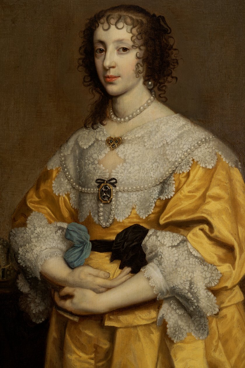 Enrichetta Maria, Regina di Carlo I (1609-1680) da Adriaen Hanneman